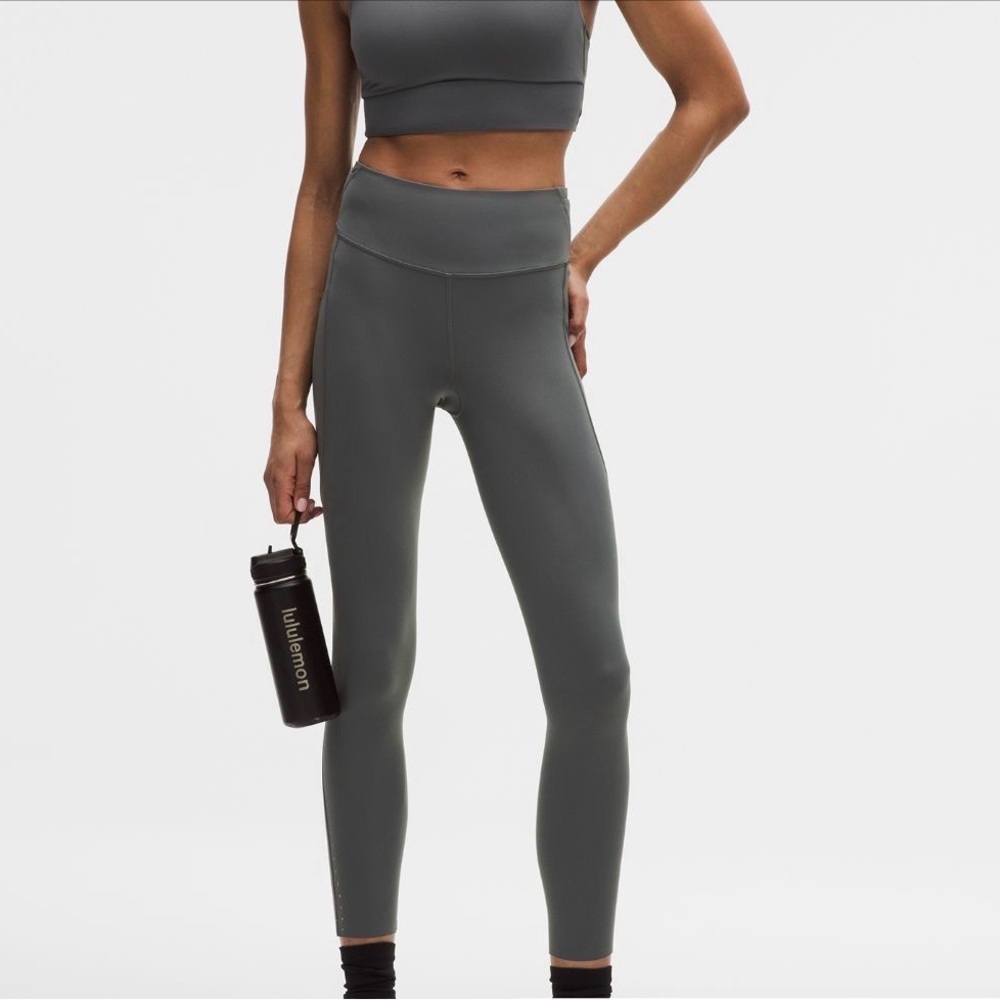 Lululemon Athletica Sky Blue Tights - Picture 8 of 11